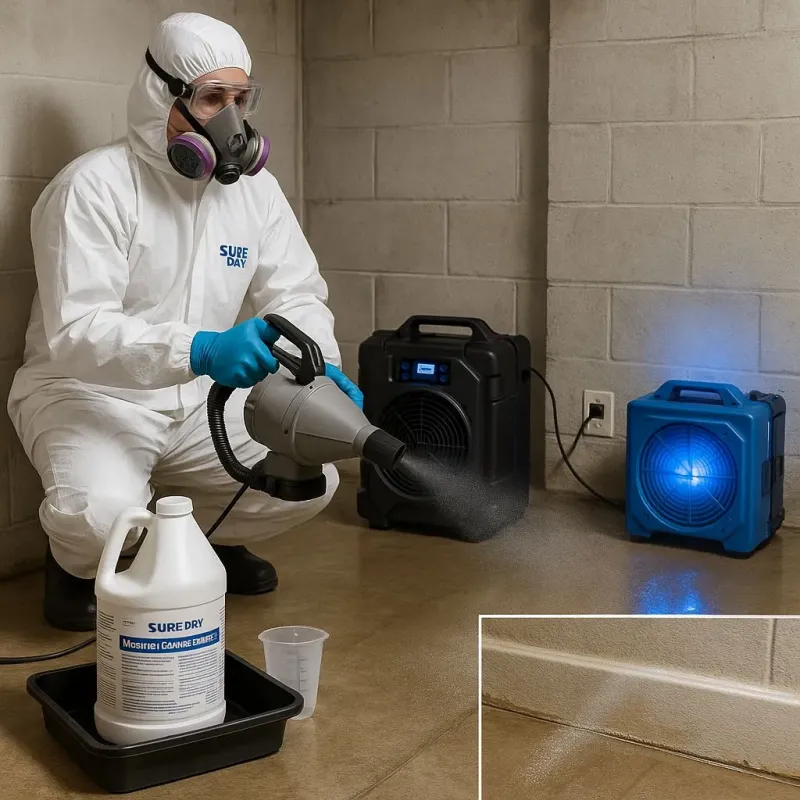 Sanitization and Odor Removal process in Tulare, CA
